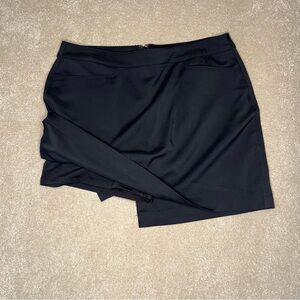 PGA Tour Golf Black Mini Skirt With Built In Stretch Shorts women's 8